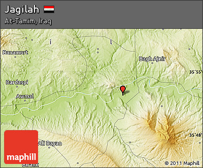 Physical Map of Jagilah
