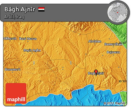 Political Map of Bāgh Ajnīr