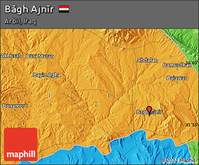 Political Map of Bāgh Ajnīr
