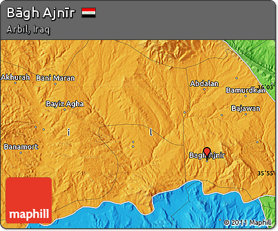 Political Map of Bāgh Ajnīr