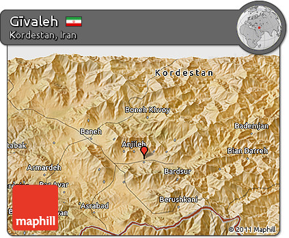 Satellite 3D Map of Gīvaleh
