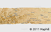 Satellite Panoramic Map of the area around 35° 52' 19" N, 46° 49' 30" E