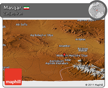 Physical Panoramic Map of Masqar