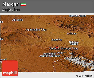 Physical Panoramic Map of Masqar
