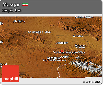 Physical Panoramic Map of Masqar