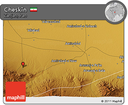 Physical 3D Map of Cheskīn