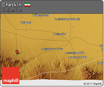 Physical 3D Map of Cheskīn