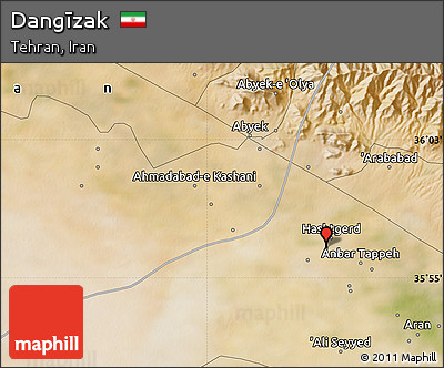 Satellite Map of Dangīzak