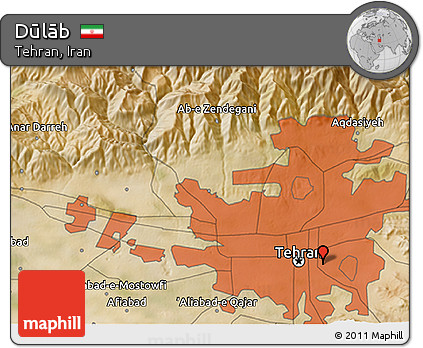Satellite 3D Map of Dūlāb