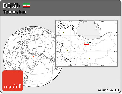 Blank Location Map of Dūlāb