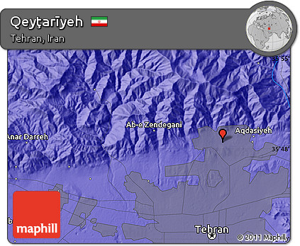 Political Map of Qeyţarīyeh
