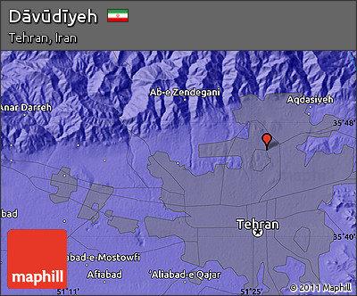 Political Map of Dāvūdīyeh