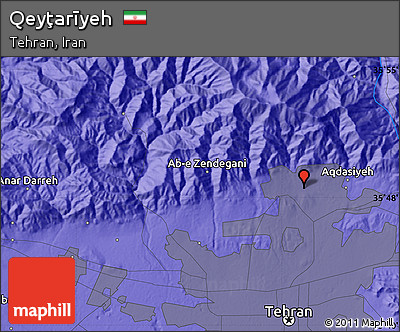 Political Map of Qeyţarīyeh