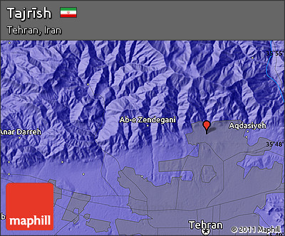 Political Map of Tajrīsh