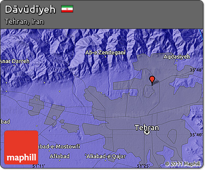 Political Map of Dāvūdīyeh