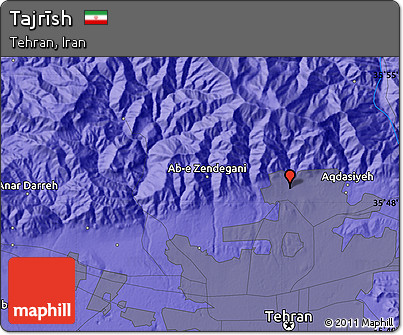 Political Map of Tajrīsh