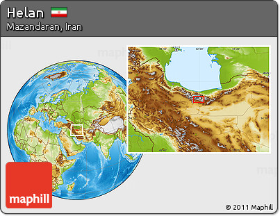 Physical Location Map of Helan