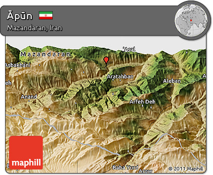 Satellite 3D Map of Āpūn