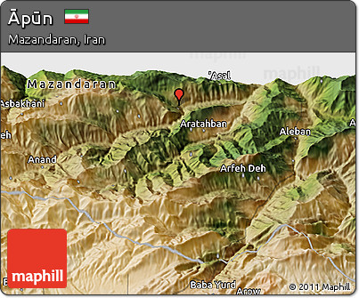 Satellite 3D Map of Āpūn