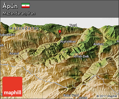 Satellite 3D Map of Āpūn