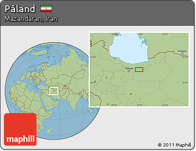 Savanna Style Location Map of Pāland
