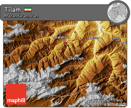 Physical Map of Tīlam