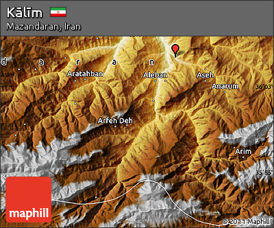 Physical Map of Kālīm