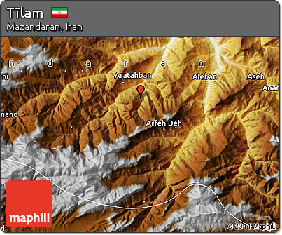 Physical Map of Tīlam