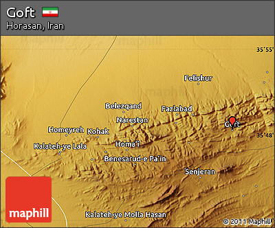Physical Map of Goft