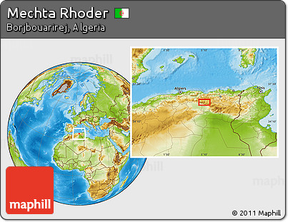 Physical Location Map of Mechta Rhoder