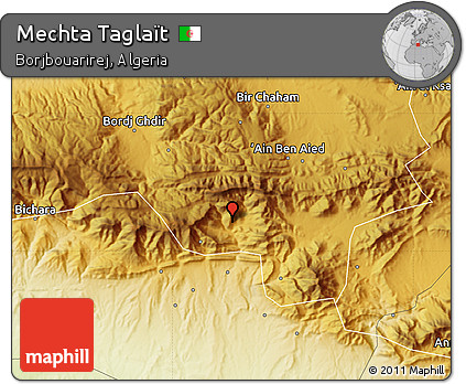 Physical Map of Mechta Taglaït