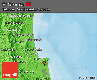 Political Map of El Groura