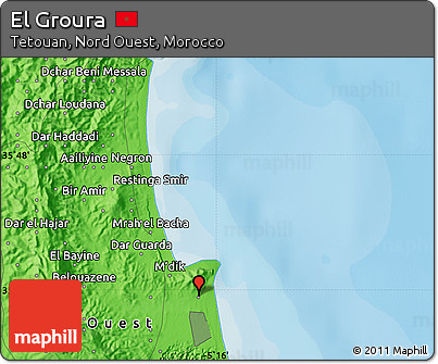 Political Map of El Groura