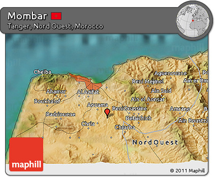 Satellite 3D Map of Mombar