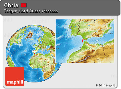Physical Location Map of Chria