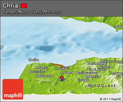 Physical Panoramic Map of Chria