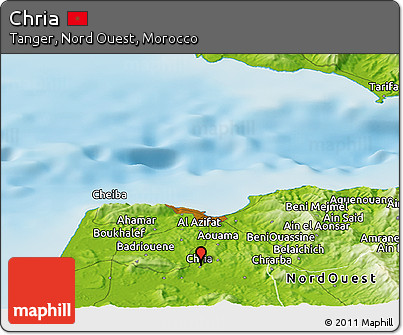 Physical Panoramic Map of Chria