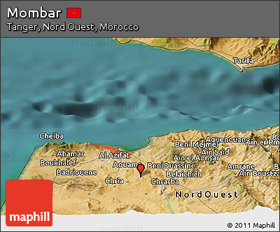 Satellite Panoramic Map of Mombar