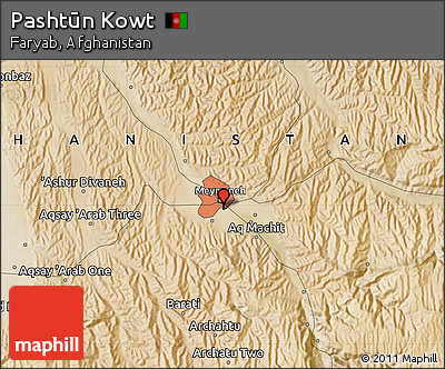Satellite Map of Pashtūn Kowt