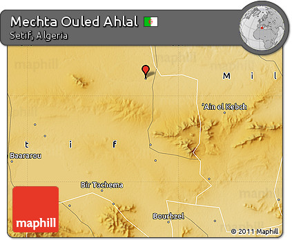 Physical Map of Mechta Ouled Ahlal