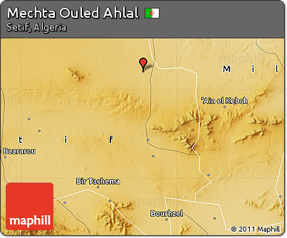 Physical Map of Mechta Ouled Ahlal