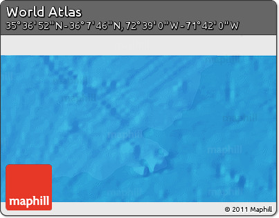 Political 3D Map of the Area around 35° 52' 19" N, 72° 10' 30" W