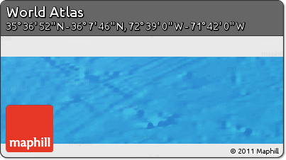 Shaded Relief Panoramic Map of the Area around 35° 52' 19" N, 72° 10' 30" W