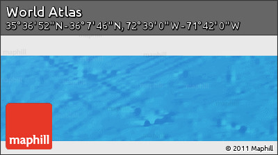 Shaded Relief Panoramic Map of the Area around 35° 52' 19" N, 72° 10' 30" W