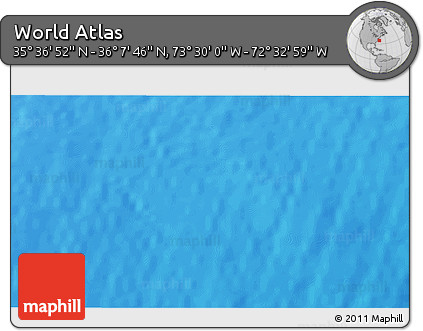 Physical 3D Map of the Area around 35° 52' 19" N, 73° 1' 30" W