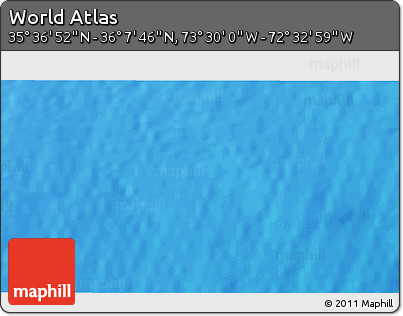 Physical 3D Map of the Area around 35° 52' 19" N, 73° 1' 30" W