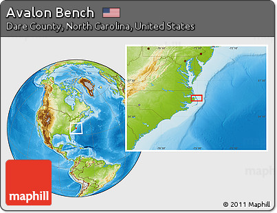 Physical Location Map of Avalon Bench