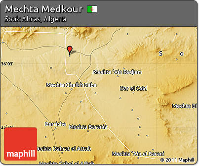 Physical Map of Mechta Medkour