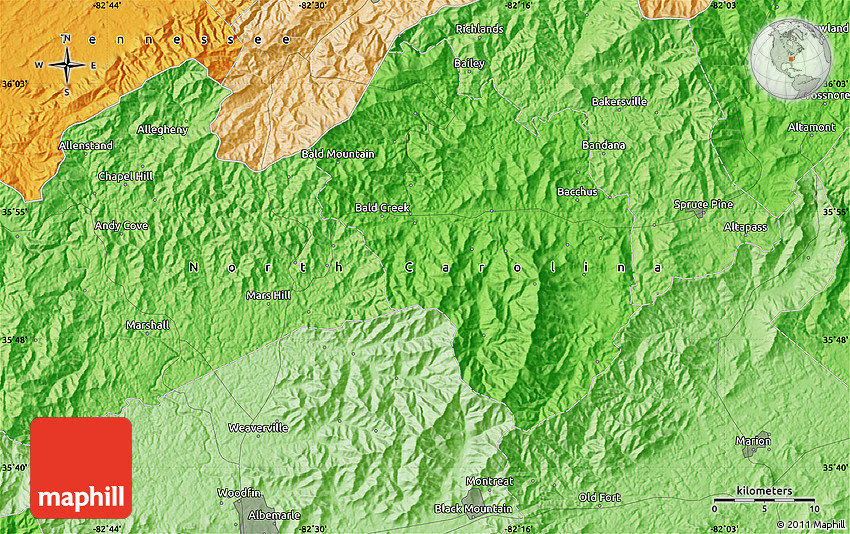 Weaverville Nc Zip Code Map United States Map