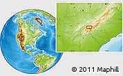 Physical Location Map of Starkeytown